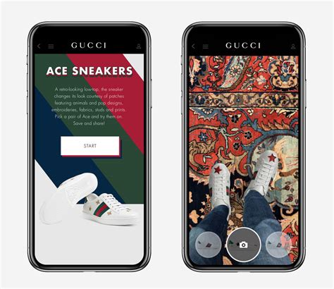 gucci augmented reality app|gucci virtual shoes.